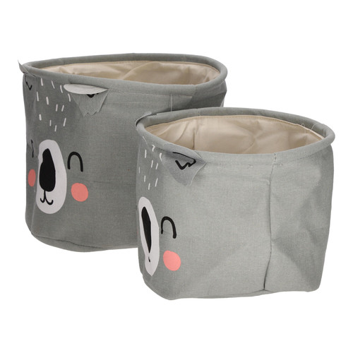 Storage Basket Set 2pcs, Koala
