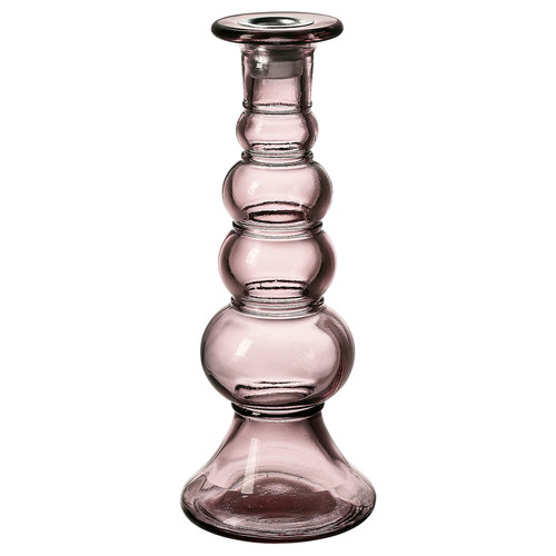 MYRMOSAIK Candlestick, pink, 22 cm