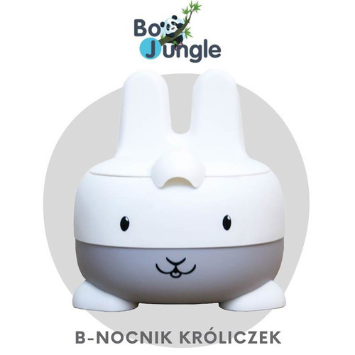 Bo Jungle B-Potty Bunny, grey-white