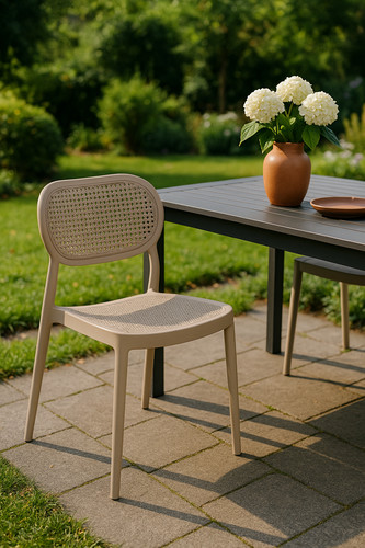 Chair Bilto, in-/outdoor, taupe