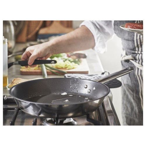 IKEA 365+ Frying pan, stainless steel/non-stick coating, 24 cm