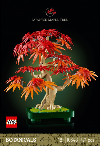 LEGO Icons Japanese Red Maple Bonsai Tree 10348 18+