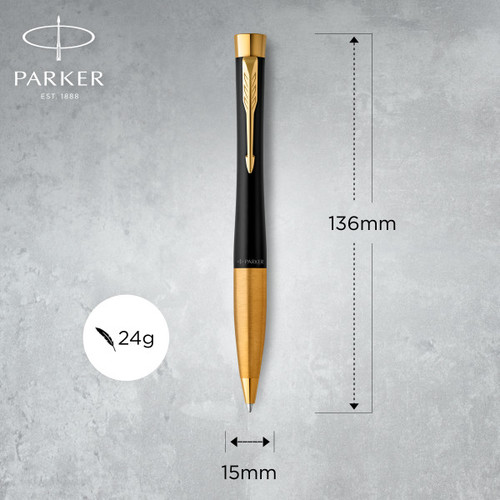 Parker Urban Twist Muted Black GT Ballpoint Pen
