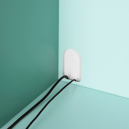 BERGLÄRKA Desk, turquoise/white tiltable, 100x70 cm