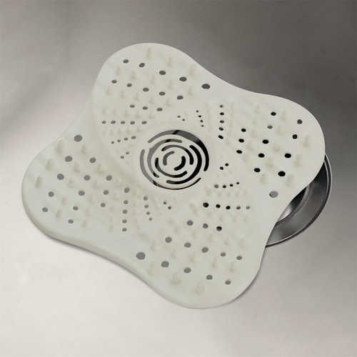 Silicone Drain Strainer, white