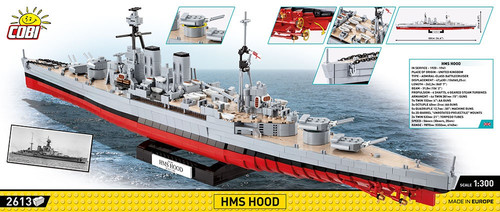 Cobi Blocks HMS Hood 2613pcs 10+
