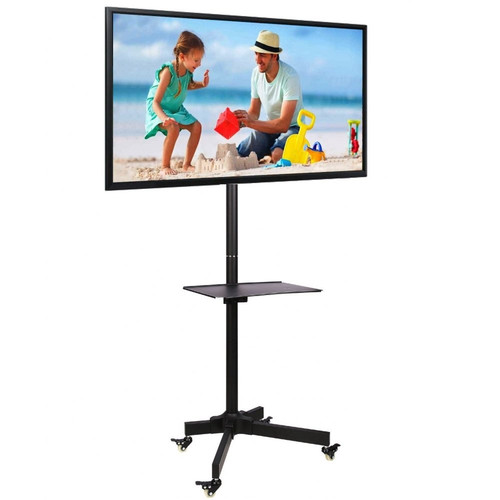Mobile 23-55" TV Stand with Shelf