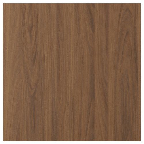 TISTORP Door, brown walnut effect, 60x60 cm