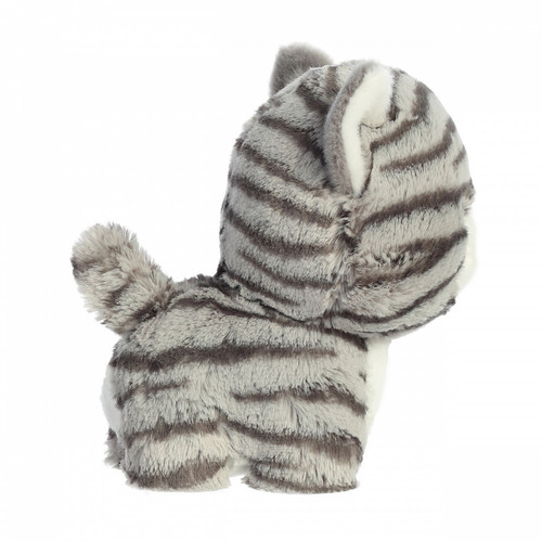 Soft Plush Toy Grey Tabby Cat