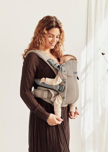 BABYBJORN Baby Carrier Harmony 3D Mesh, Grey beige, 0-3y