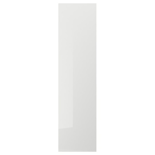 RINGHULT Cover panel, high-gloss light grey, 62x240 cm