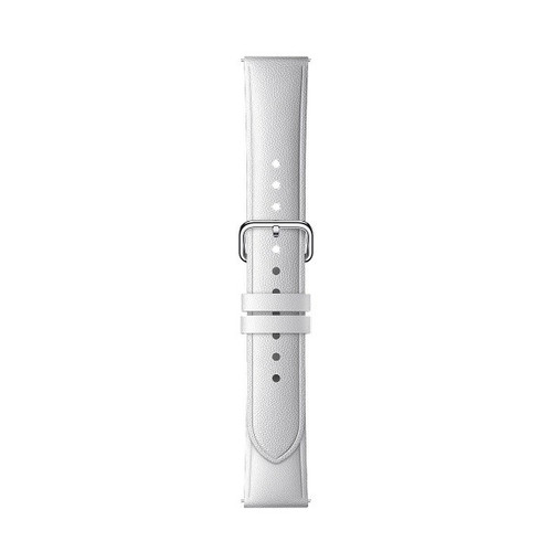 Xiaomi Watch S4 Smartwatch 41mm, Silver, White Leather Strap