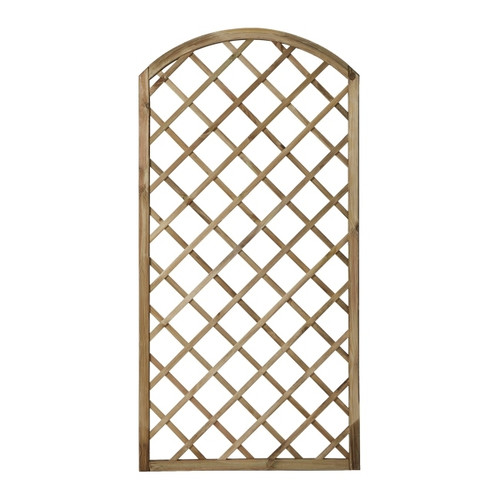 Garden Arched Trellis Panel 180 x 90 cm