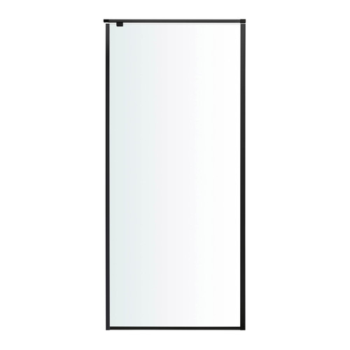 GoodHome Shower Panel Wall Ezili 100 cm, black/transparent