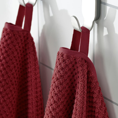 GULVIAL Hand towel, deep red, 50x100 cm