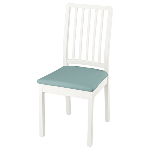 EKEDALEN Chair cover, Hakebo light turquoise