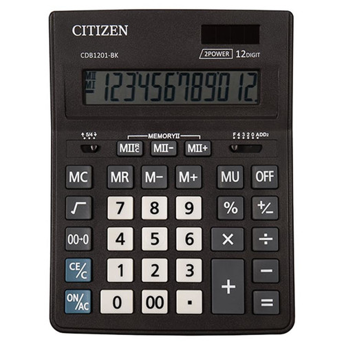 Citizen Economic Calculator CDB-1201BK