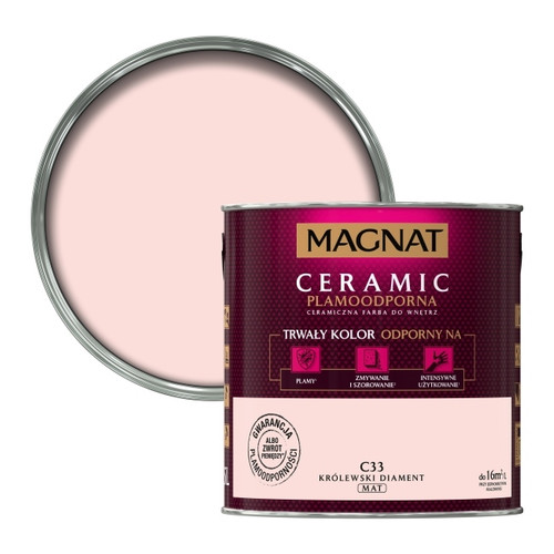 Magnat Ceramic Interior Ceramic Paint Stain-resistant 2.5l, royal diamond