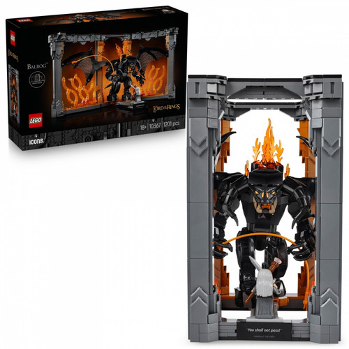 LEGO Icons The Lord of the Rings: Balrog Book Nook 18+