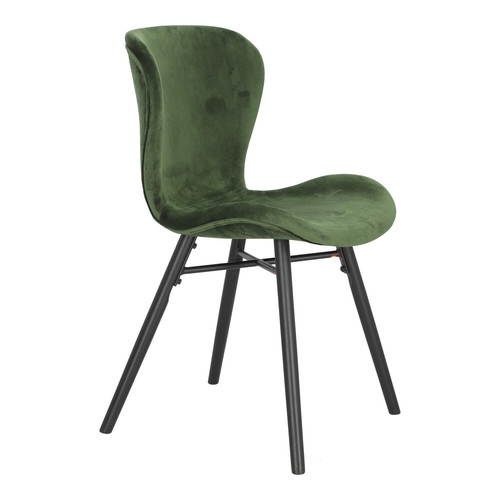 Chair Batilda, velvet, forest green