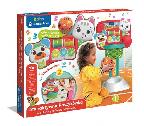 Baby Clementoni Interactive Basketball 18m+