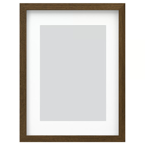 RÖDALM Frame, walnut effect, 30x40 cm