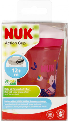 NUK Action Cup 230ml 12m+, pink