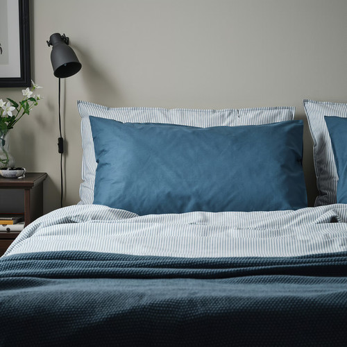 DVALA Pillowcase, blue, 50x60 cm