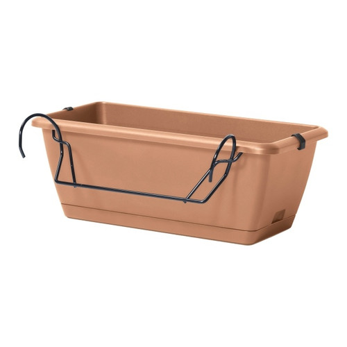 Balcony Hanging Plant Pot Respana 40 cm, terracotta