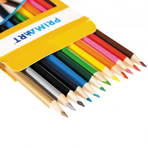 Prima Art Triangular Colour Pencils 12 Colours