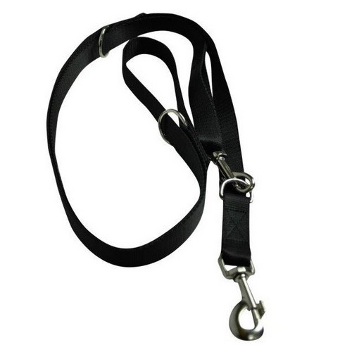 CHABA Dog Leash Adjustable 20mm x 130/260cm, black