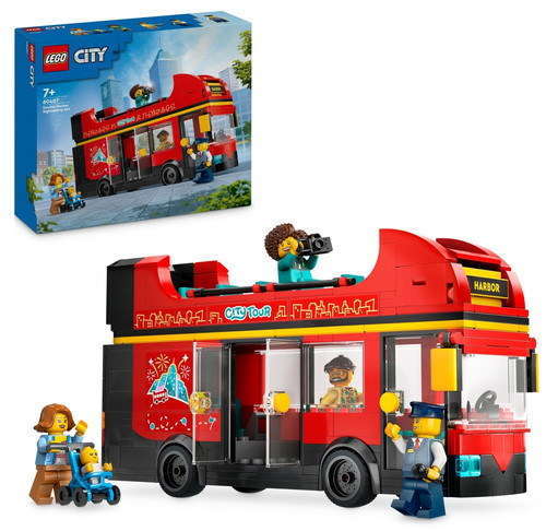 LEGO City Red Double-Decker Sightseeing Bus 7+