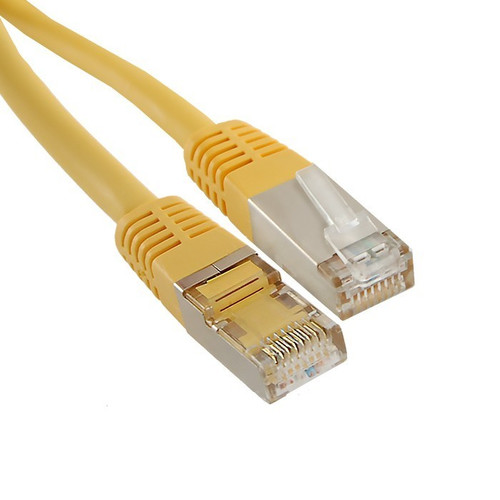 Qoltec Cable Patchcord SSTP | CAT6A | 3m, yellow