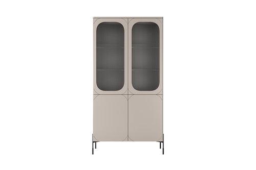 High Display Cabinet Sonatia 100, cashmere