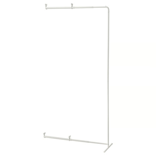 JOSTEIN Drying rack, in/outdoor, white, 36x115x180 cm