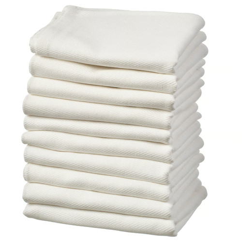 RÖDSPÄTTA Tea towel, white, 45x60 cm