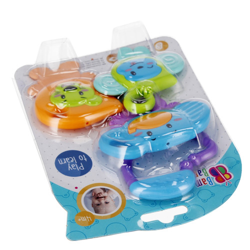 Bam Bam Rattle Saari 4in1, assorted colours, 4m+