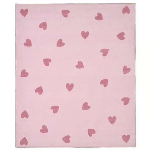 BARNDRÖM Rug, pink, 133x160 cm
