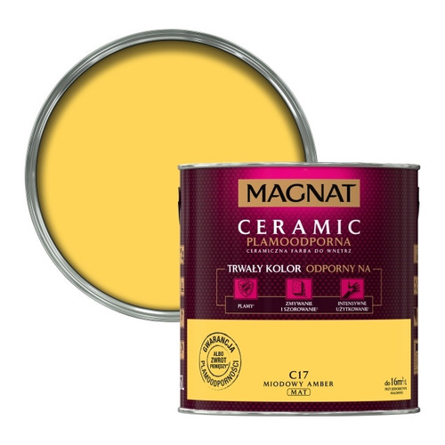 Magnat Ceramic Interior Ceramic Paint Stain-resistant 2.5l, honey amber