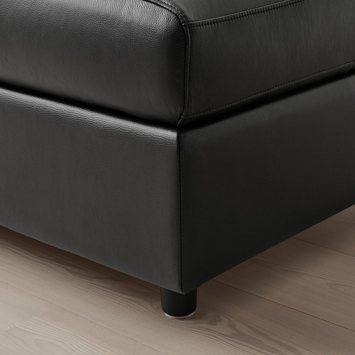 VIMLE 2-seat sofa-bed, Grann/Bomstad black