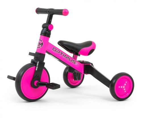 Milly Mally Bike 3in1 Optimus Pink 12m+