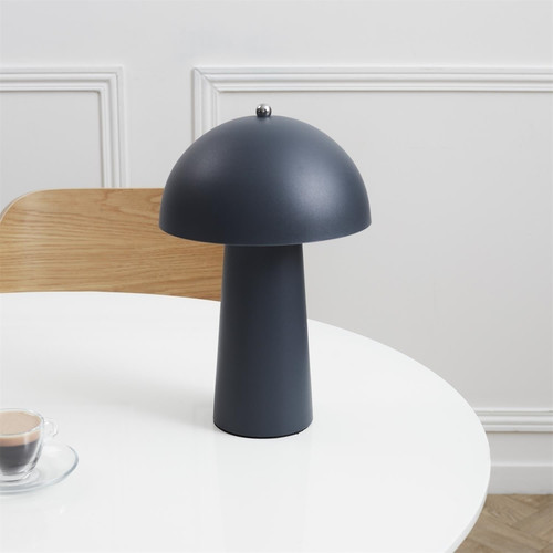 Table Lamp Mushroom, dark grey