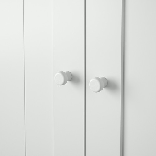 ODLINGSGRÄNS Knob, white, 27 mm
