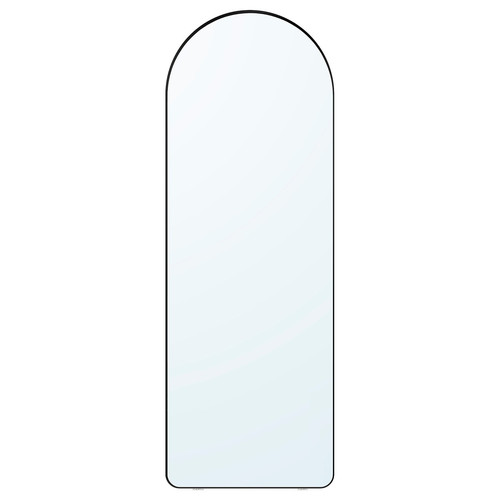 LINDBYN Mirror, black, 60x170 cm