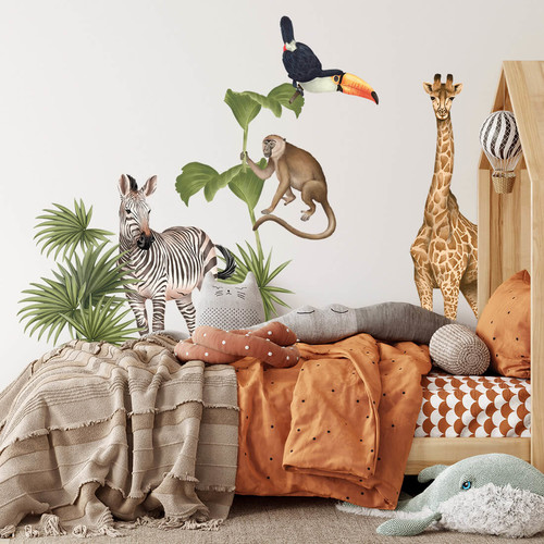 Wall Sticker Set - Safari Animals II