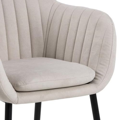 Upholstered Chair Emilia, beige