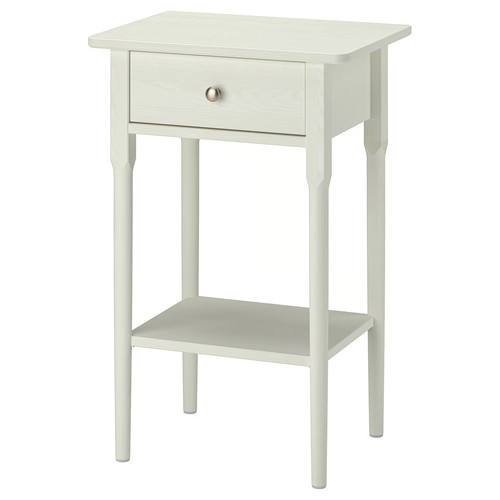 BLÄSTÅSEN Bedside table, white, 50x37x76 cm