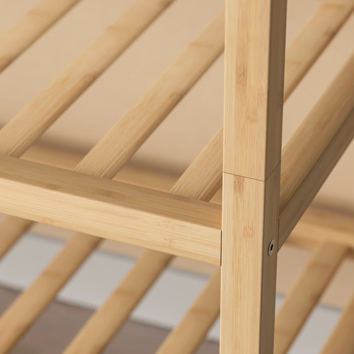 VASSKÄR Hallway furniture, set of 3, bamboo
