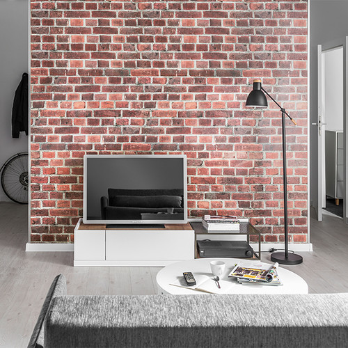 Wall Panel PVC Motivo 250/D/F, red brick, 2.65 m2