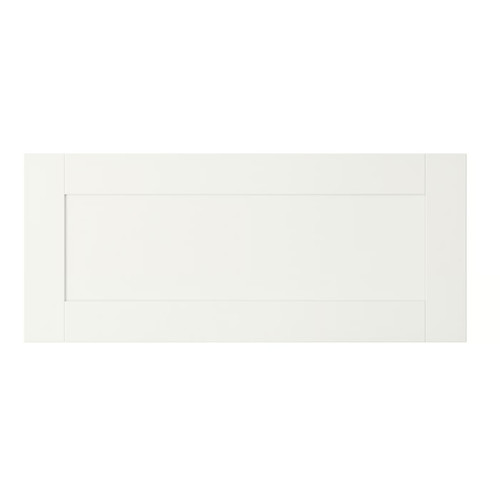 HANVIKEN Drawer front, white, 60x26 cm